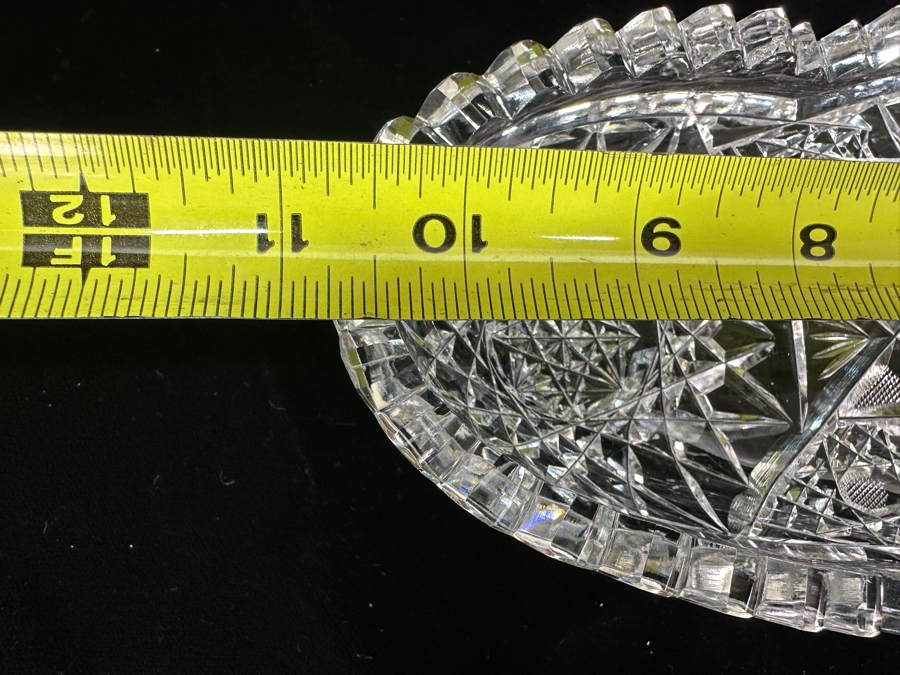 Set of (3) American Brilliant Cut Glass Dishes 11'W, 7'W, 5'W [Photo 9]