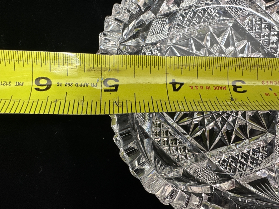 Set of (3) American Brilliant Cut Glass Dishes 11'W, 7'W, 5'W [Photo 11]