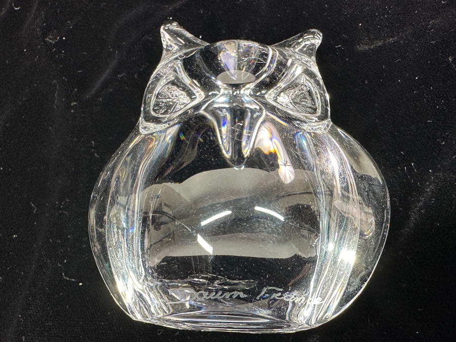 (3) Daum France Crystal Signed Animal Figurines 3-4'H [Photo 6]