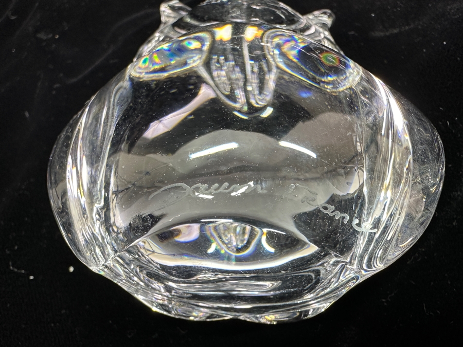 (3) Daum France Crystal Signed Animal Figurines 3-4'H [Photo 7]