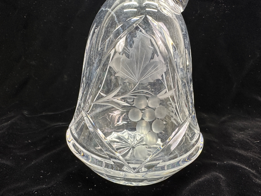 Cut Glass Crystal Decanter 13'H [Photo 2]