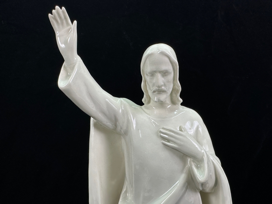 German Porcelain Figurine of Jesus 12'H [Photo 2]