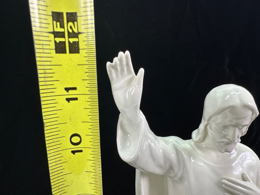 German Porcelain Figurine of Jesus 12'H [Photo 8]