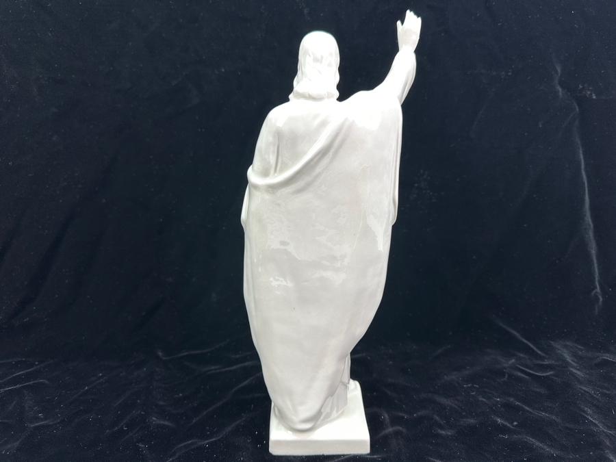 German Porcelain Figurine of Jesus 12'H [Photo 3]
