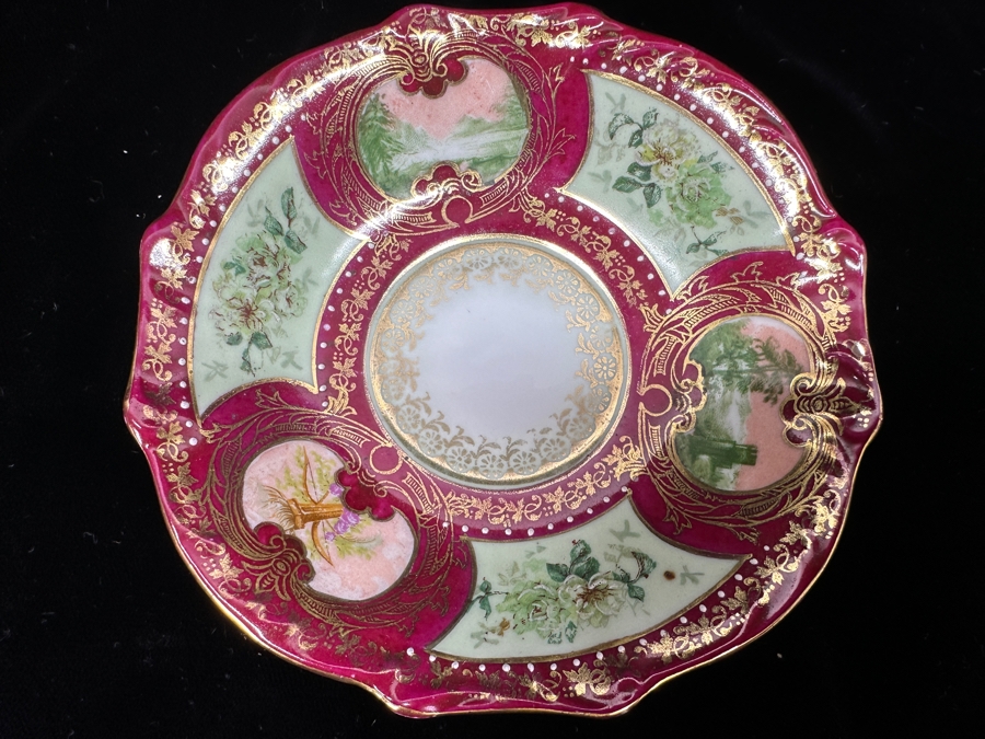 Antique Saxe Royal Vienna Style Demitasse Cup and Saucer [Photo 6]