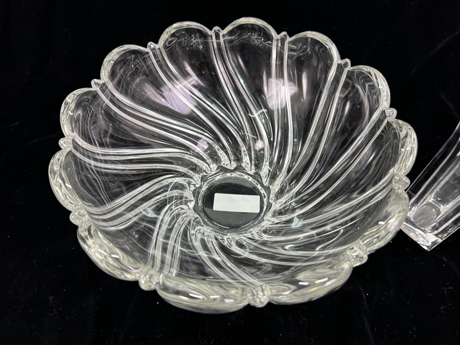 Mikasa Peppermint Bowl 10.25'W and Mikasa Vase 8.5'H [Photo 3]