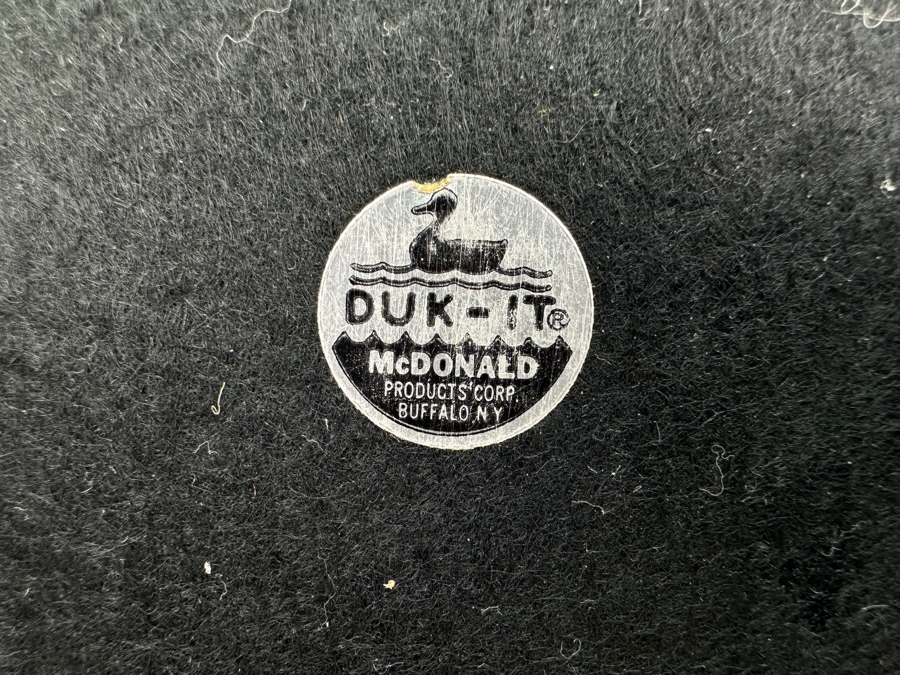 1960's Duk-It Wood and Brass Bookends by McDonald Company 5'H [Photo 7]