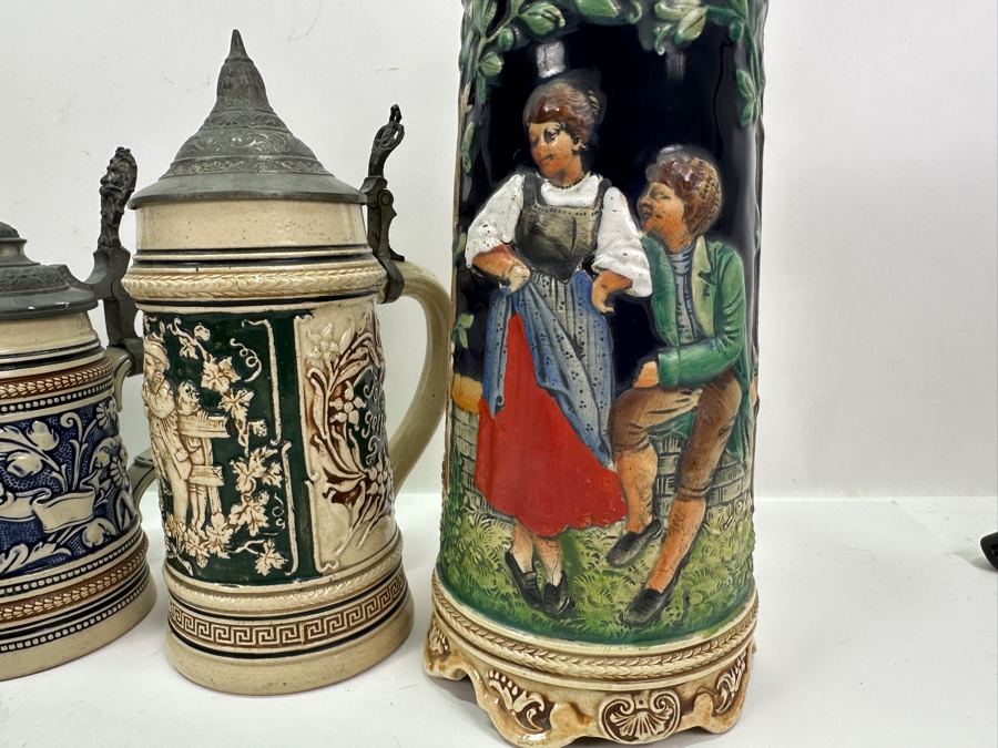 Lot of (4) German Beer Steins [Photo 5]