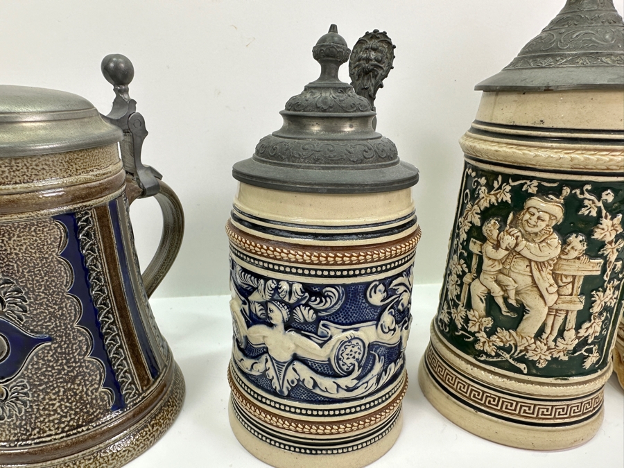 Lot of (4) German Beer Steins [Photo 2]