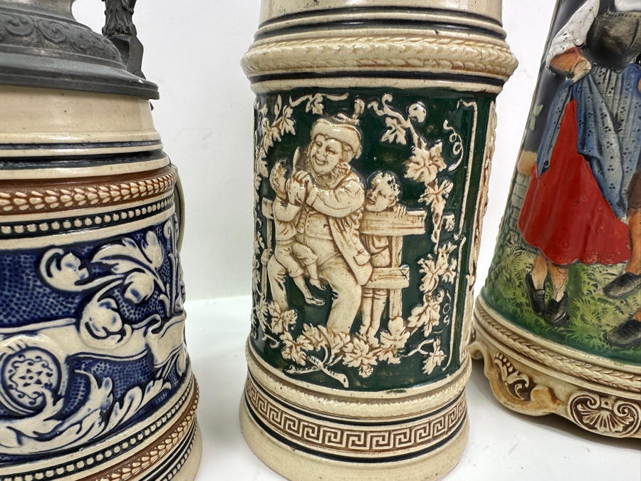 Lot of (4) German Beer Steins [Photo 3]