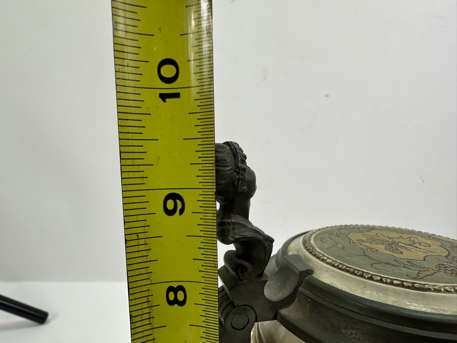 Antique Mettlach German Stein #2441 Playing Dice 9.5'H [Photo 12]