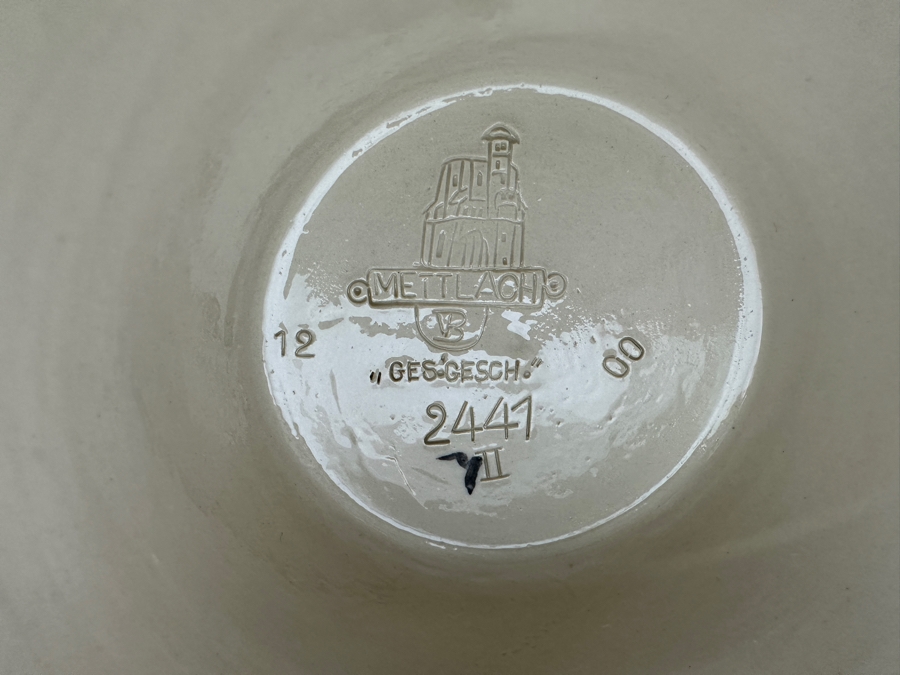 Antique Mettlach German Stein #2441 Playing Dice 9.5'H [Photo 10]