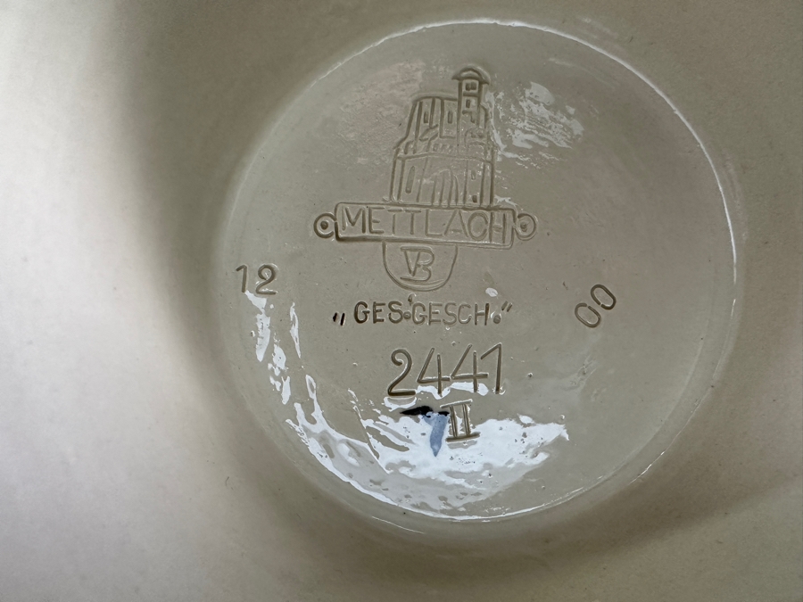 Antique Mettlach German Stein #2441 Playing Dice 9.5'H [Photo 11]