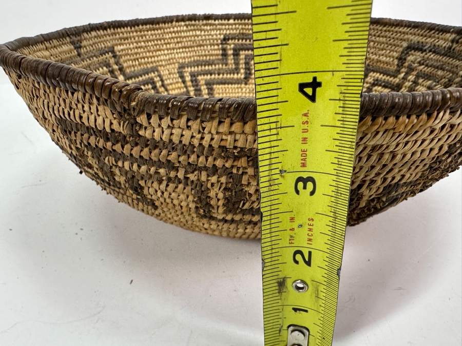Vintage Native American Pima Basket 10.75W X 3.75H [Photo 7]
