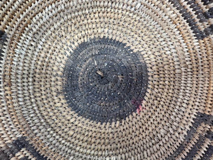 Vintage Native American Pima Basket 10.75W X 3.75H [Photo 4]