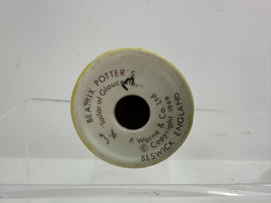 Beatrix Potter Figurines, Swarovski Swan, Glass Bird and Bunny Figurines [Photo 3]