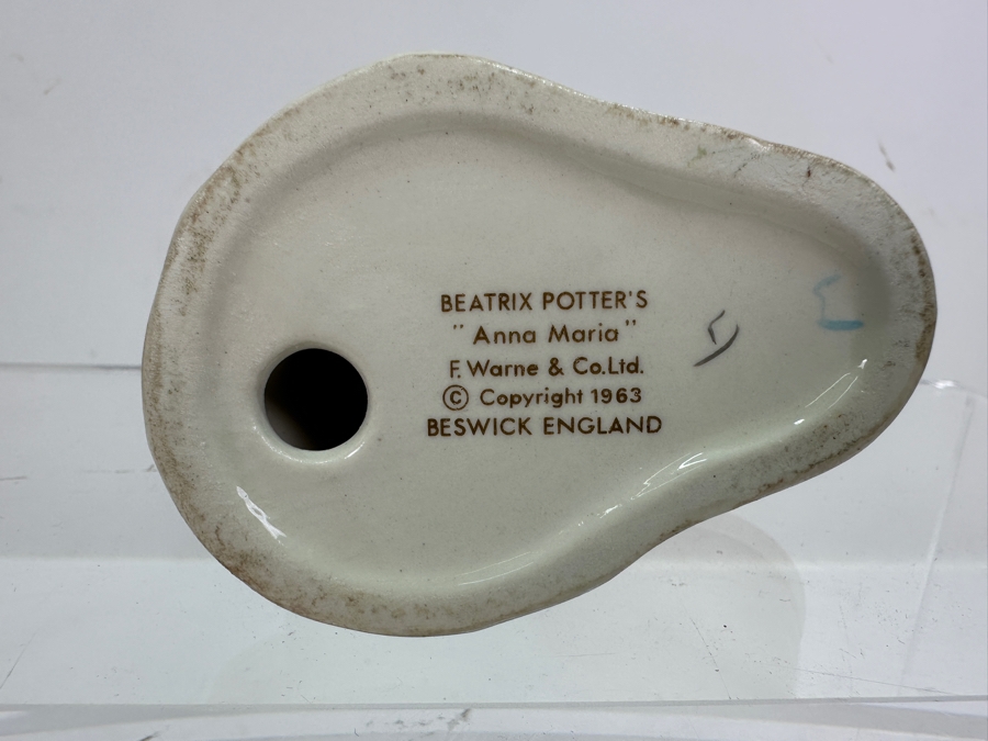 Beatrix Potter Figurines, Swarovski Swan, Glass Bird and Bunny Figurines [Photo 4]