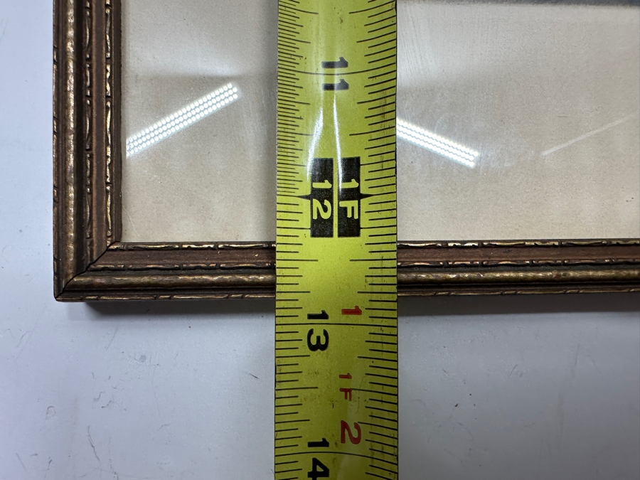 Hand Signed Victor Valery (1870-1930) 'Tournelle Walk Facing Notre Dame' Color Etching 6 X 8 Framed 9.5 X 12.5 [Photo 11]