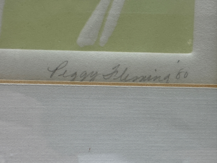 Pair Of Peggy Fleming Floral Prints 6.5 X 5.5 Framed 8.5 X 10.5 [Photo 4]