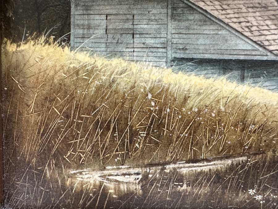 R. Bradford Johnson Original Acrylic Painting 1978 Titled 'Horton's' 10 X 6 Framed 14.5 X 11 [Photo 8]