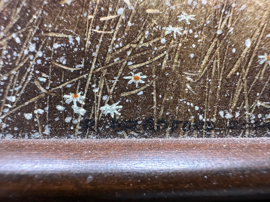 R. Bradford Johnson Original Acrylic Painting 1978 Titled 'Horton's' 10 X 6 Framed 14.5 X 11 [Photo 6]