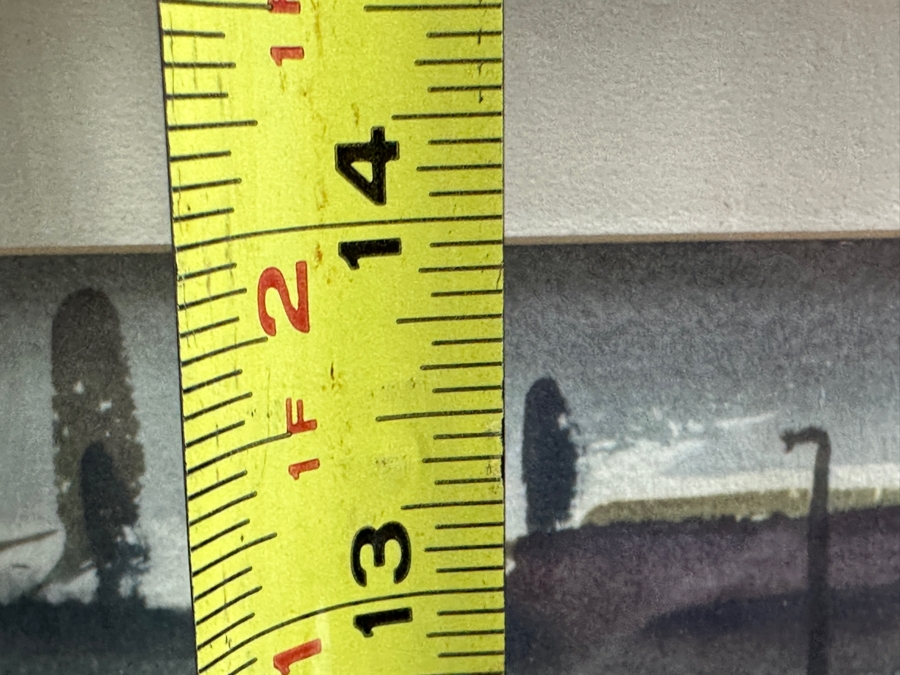 Maurice Logan Watercolor Harbor Scene Print 19 X 14 Framed 24 X 19 [Photo 9]