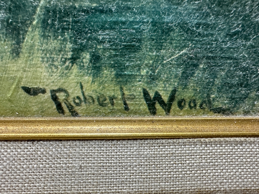 Robert E. Wood (1919-1980, Canada) Original Landscape Painting On Canvas 36 X 24 [Photo 10]