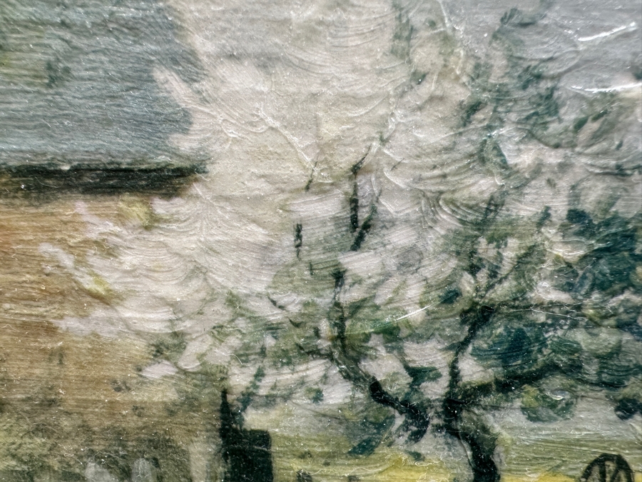 Robert E. Wood (1919-1980, Canada) Original Landscape Painting On Canvas 36 X 24 [Photo 12]