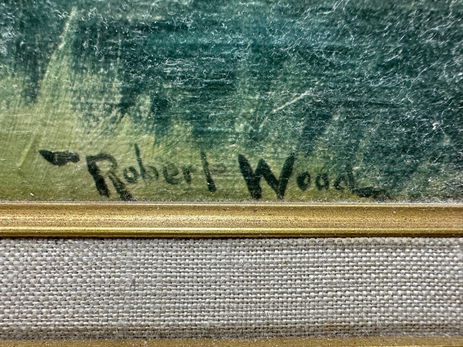 Robert E. Wood (1919-1980, Canada) Original Landscape Painting On Canvas 36 X 24 [Photo 11]