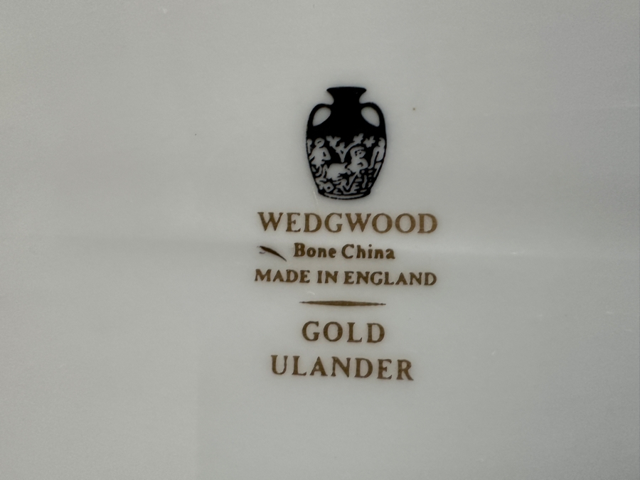 Wedgwood Bone China Gold Ulander Service For Apx 12 Retails Over $1,200 [Photo 13]
