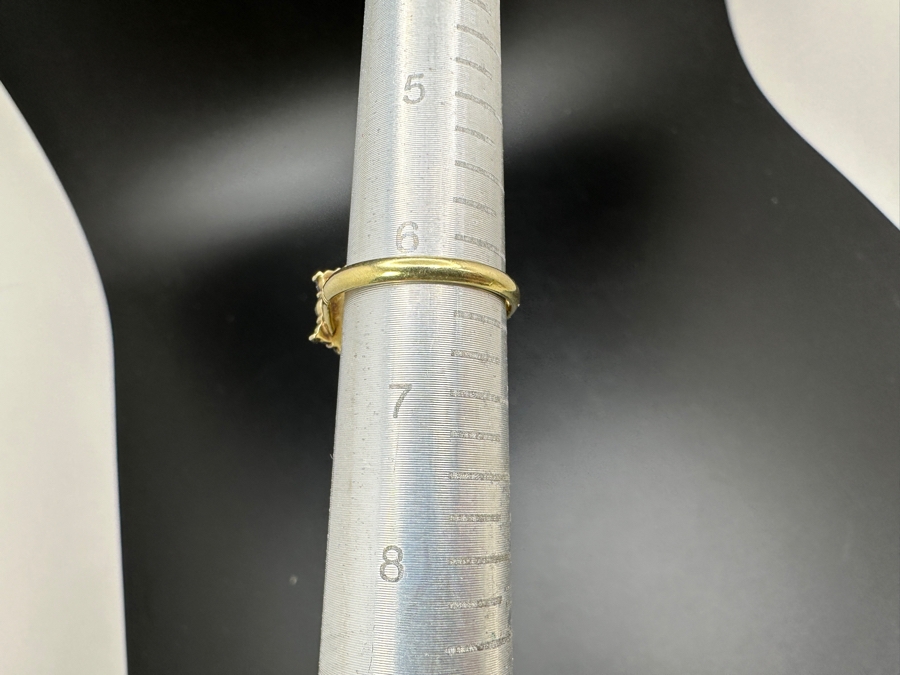 14K Rose Cut Garnet Ring Size 6.25 4.4g Retails $1,000 [Photo 11]