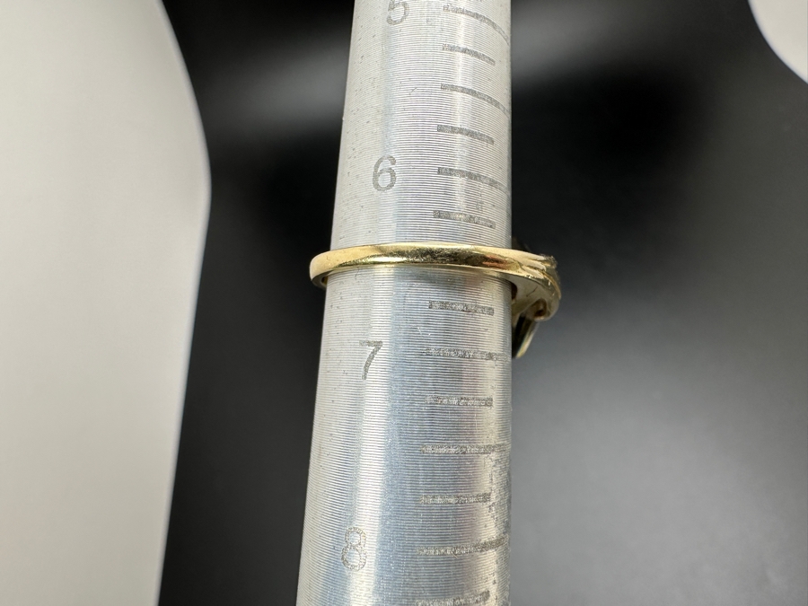 14K Gold Smoky Quartz Ring Size 6.5 7.1g Retails $1,400 [Photo 13]