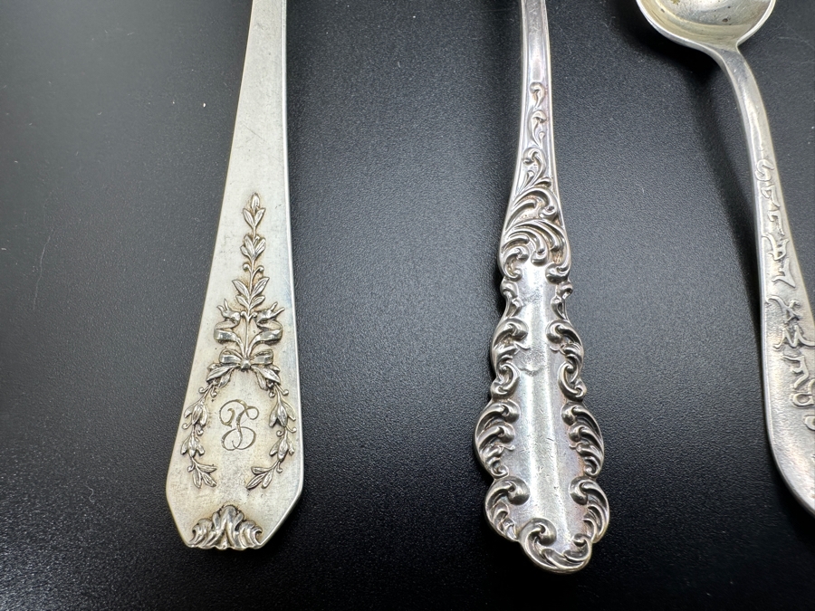 Collection Of Vintage Sterling Silver Spoons 132.7g [Photo 2]