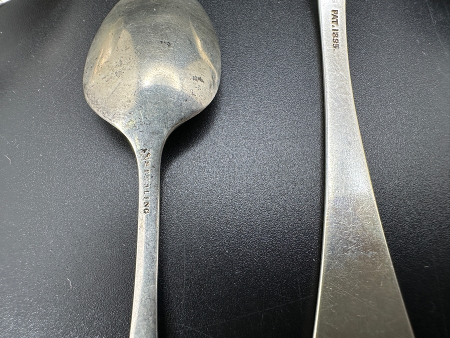 Collection Of Vintage Sterling Silver Spoons 132.7g [Photo 11]