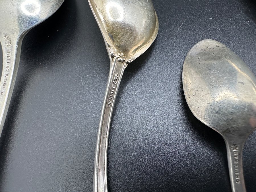 Collection Of Vintage Sterling Silver Spoons 132.7g [Photo 10]