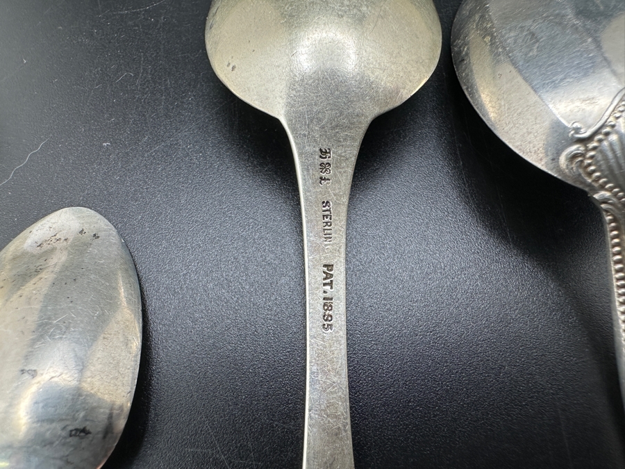 Collection Of Vintage Sterling Silver Spoons 132.7g [Photo 12]