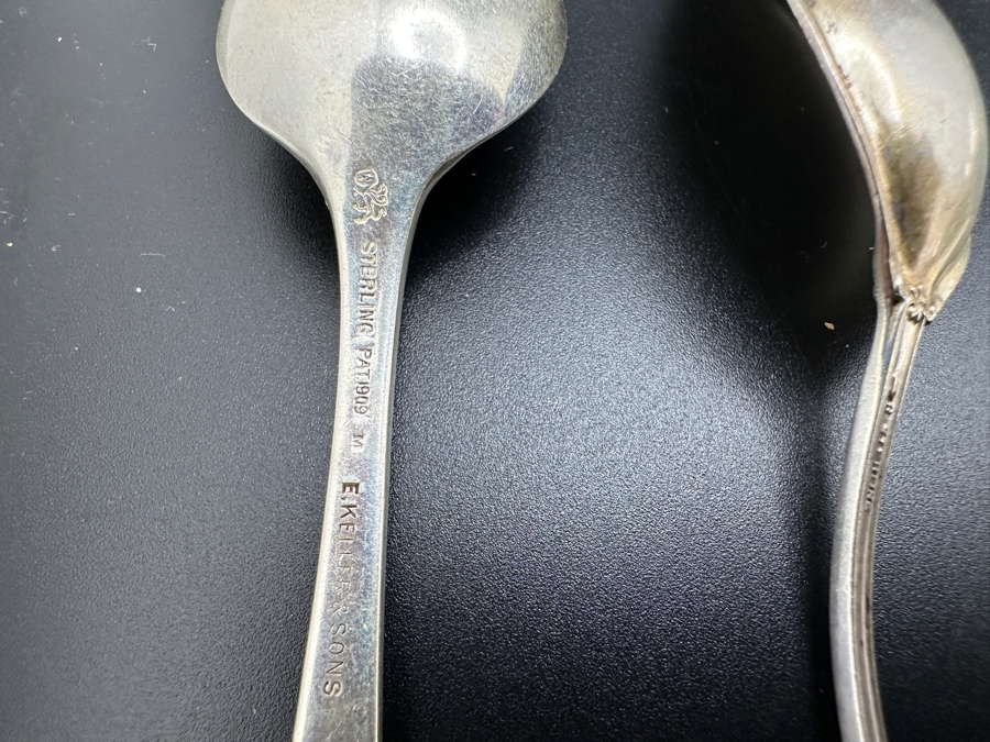 Collection Of Vintage Sterling Silver Spoons 132.7g [Photo 9]