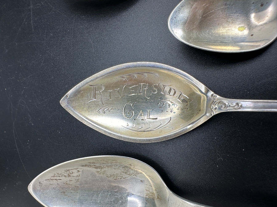 Collection Of Vintage Sterling Silver Spoons 132.7g [Photo 7]