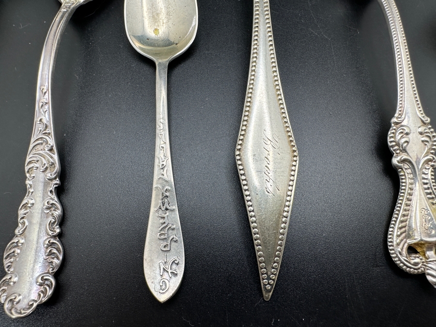 Collection Of Vintage Sterling Silver Spoons 132.7g [Photo 3]