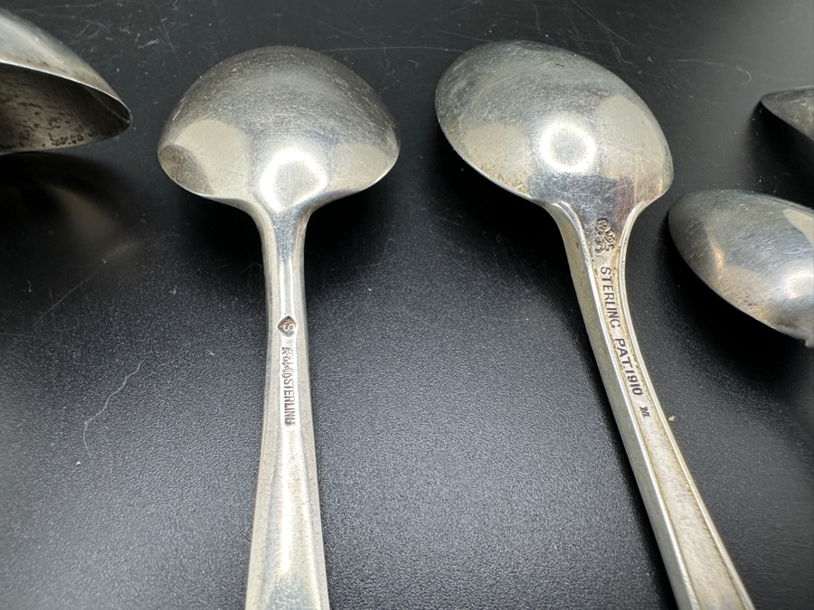 Collection Of Vintage Sterling Silver Spoons 136.4g [Photo 7]