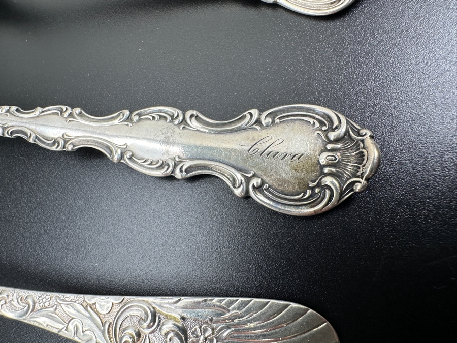 Collection Of Vintage Sterling Silver Spoons 136.4g [Photo 5]