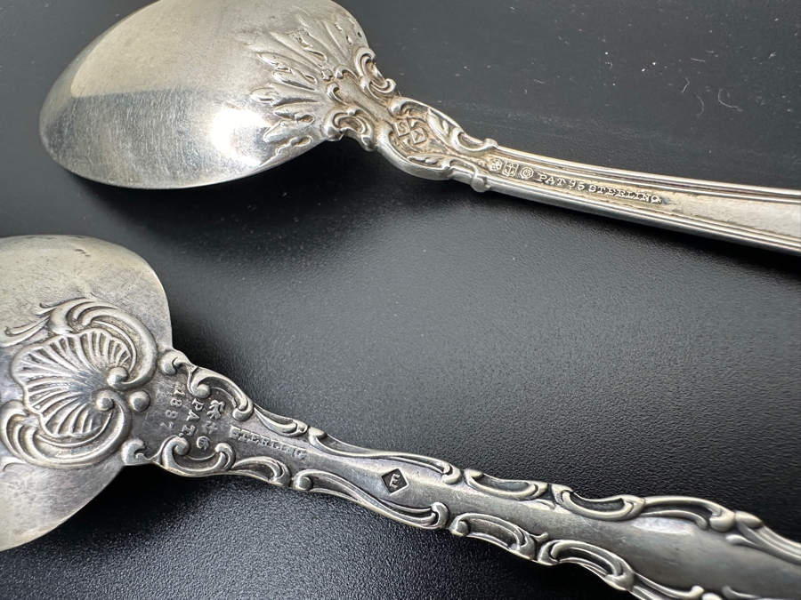 Collection Of Vintage Sterling Silver Spoons 136.4g [Photo 9]