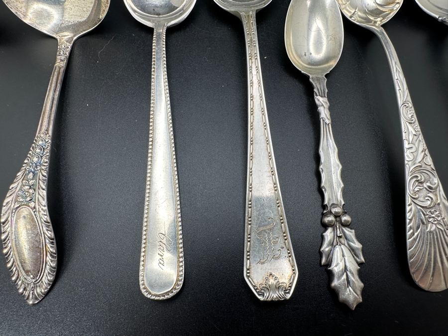Collection Of Vintage Sterling Silver Spoons 136.4g [Photo 3]