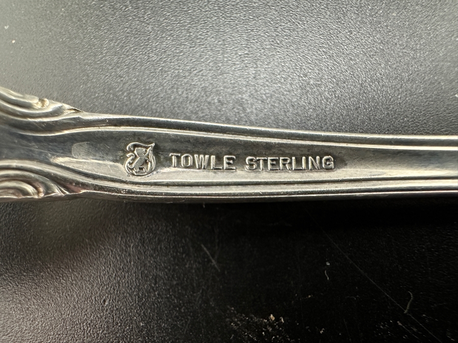 Towle Sterling Silver French Provincial Flatware Service For 12 (2,209g / 71 troy oz) $2,150 Melt Value / Replacements Value $4,500+ - 74 Pieces [Photo 15]