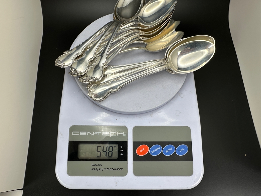 Towle Sterling Silver French Provincial Flatware Service For 12 (2,209g / 71 troy oz) $2,150 Melt Value / Replacements Value $4,500+ - 74 Pieces [Photo 9]