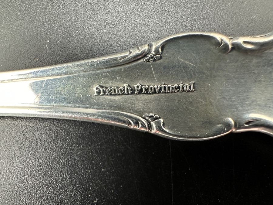 Towle Sterling Silver French Provincial Flatware Service For 12 (2,209g / 71 troy oz) $2,150 Melt Value / Replacements Value $4,500+ - 74 Pieces [Photo 16]