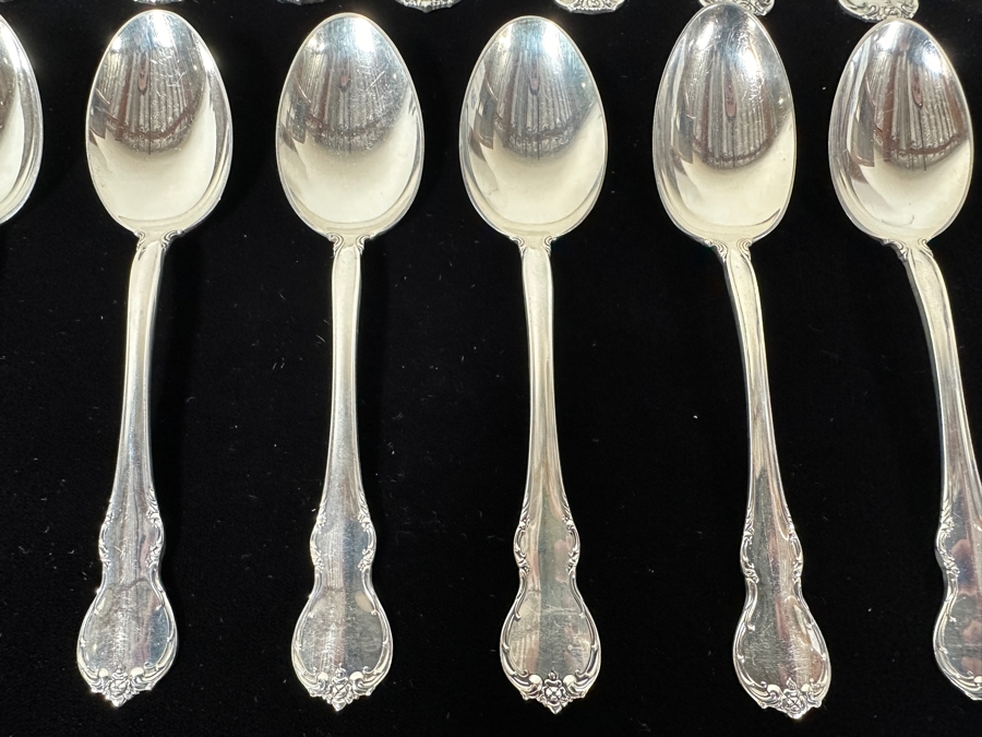 Towle Sterling Silver French Provincial Flatware Service For 12 (2,209g / 71 troy oz) $2,150 Melt Value / Replacements Value $4,500+ - 74 Pieces [Photo 3]