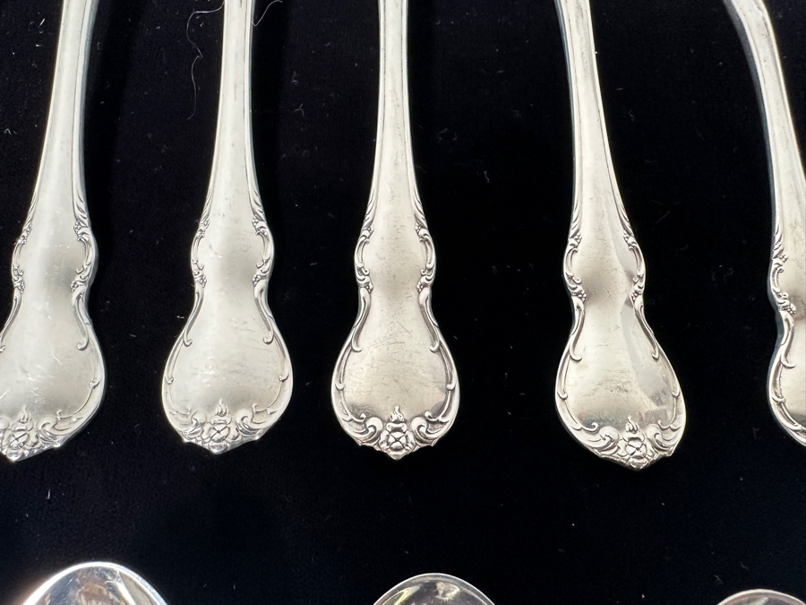 Towle Sterling Silver French Provincial Flatware Service For 12 (2,209g / 71 troy oz) $2,150 Melt Value / Replacements Value $4,500+ - 74 Pieces [Photo 5]
