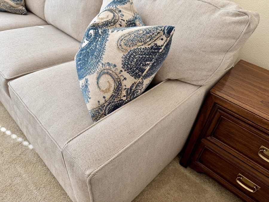 Heritage Upholstered Sleeper Sofa - Made in USA 80W x 36D x 36H [Photo 6]