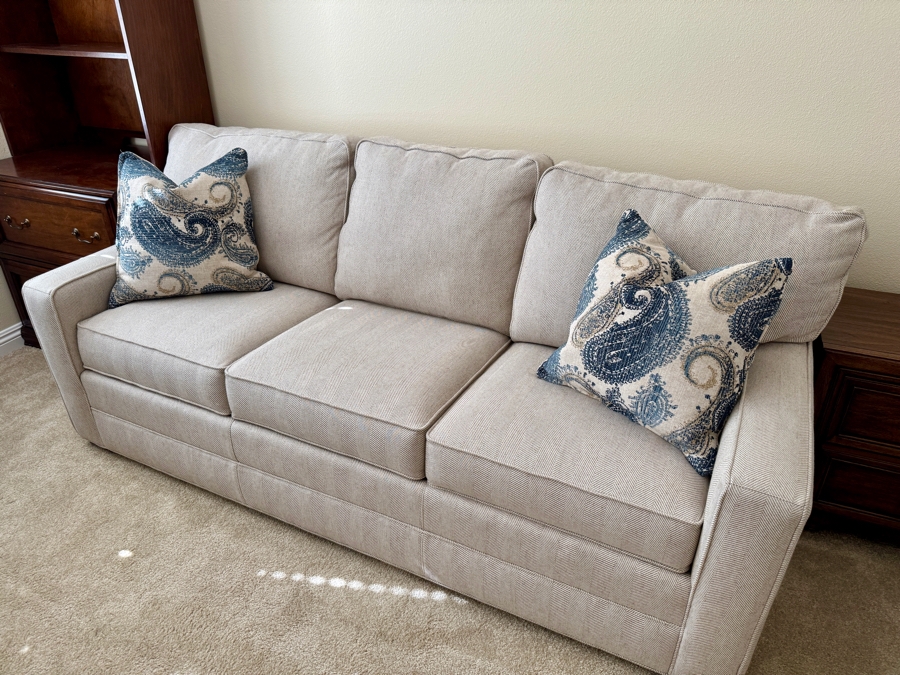 Heritage Upholstered Sleeper Sofa - Made in USA 80W x 36D x 36H [Photo 3]